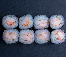 Тонкий ролл с креветкой