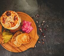 Лобио с грецким орехом
