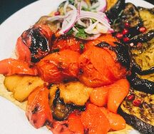 Овощной шашлык
