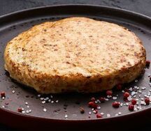 Котлета рыбная из судака и креветок с биском