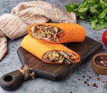 Шаурма сырная с курицей