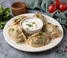 Манты с говядиной