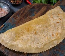 Кутаб сыром и зеленью