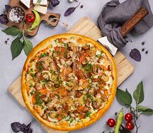 Пицца шашлычная свиная