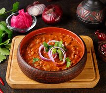 Лобио с гурийской капустой