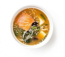 Мисо суп с лососем