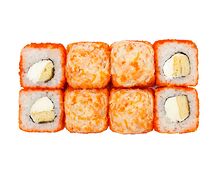 Запечённый с креветками