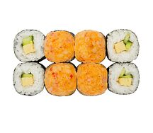 Запечённый острый с крабом