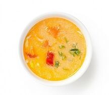 Суп Сырный с лососем