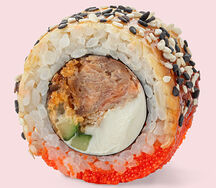 Дракон ролл с лососем