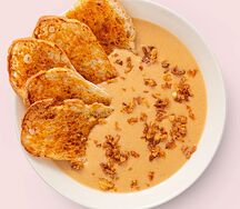 Крем-суп из лосося