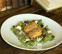 Эклеры с грибами