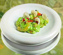 Креветки с горчицей васаби