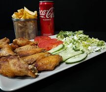 №1 Комбо с крылышками Fries