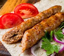 Люля-кебаб в лаваше куриный