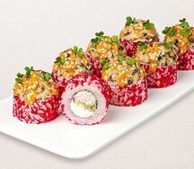 Шеф-ролл с угрем