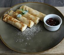 Блинчики с творогом