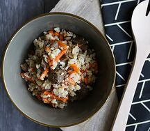 Ароматный плов с говядиной