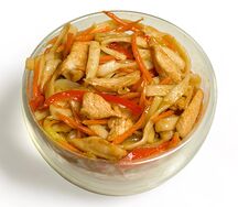 Лапша с курицей