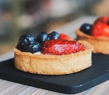 Тарталетка с голубикой