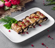 Рулетики из баклажанов