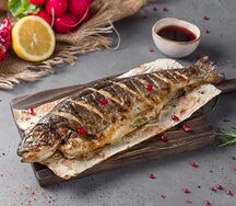 Форель на углях