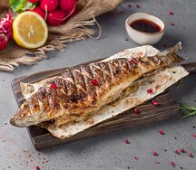 Сибас на углях