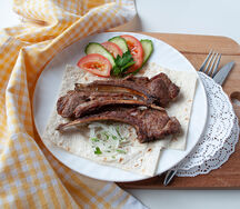 Шашлык из корейки барашка