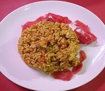 Плов по-казахски с куриной грудкой