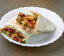 Шаверма с картошкой по-деревенски