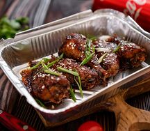 Куриные крылышки с соусом Кока-кола