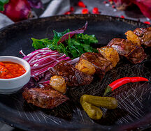 Печень с курдюком