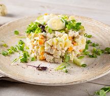 Оливье с курицей