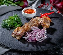 Шашлык из бараньих ребрышек