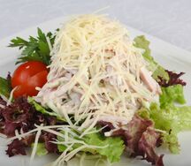 Салат с языком