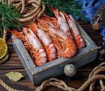 Лангустины вареные