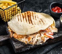 Шаурма в пите BBQ