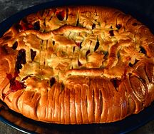 Пирог с клубникой
