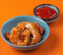 Жареные тигровые креветки