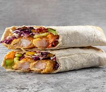 Шаурма с креветками