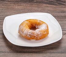 Пончик с пудрой