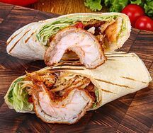 Шаурма с креветками