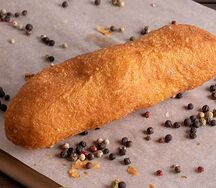 Сосиска в тесте жареная