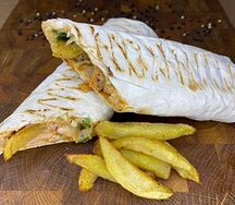 Шаурма с картошкой фри