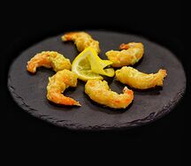 Креветки в соусе васаби