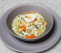 Суп Куриный с лапшой и яичком