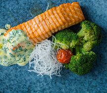 Стейк из лосося