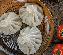 Хинкали с бараниной