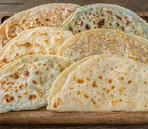 Кутабы с сыром и зеленью