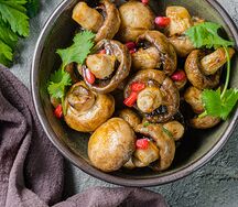 Грибы с гриля